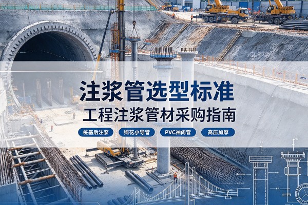 站前注浆管选型标准