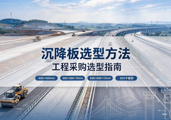 站前沉降板选择方法